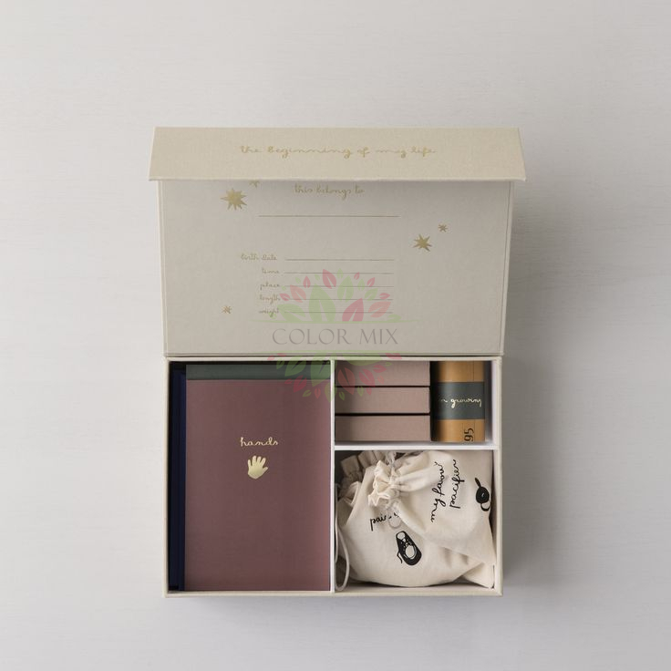 Упаковочная коробка для подарочных коробок для детского душа на память