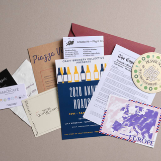 Бирка, открытки и конверт
